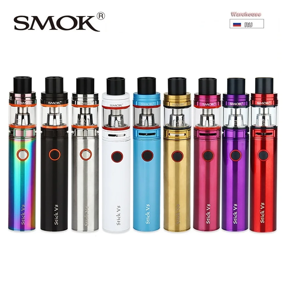 Оригинальный набор для вейпа SMOK Stick V8 5 мл большой детский бак TFV8 с аккумулятором