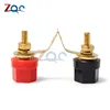 2PCS Gold Amplifier Speaker Binding Post Terminal 4mm Banana Plug Jack Black + Red ► Photo 3/6
