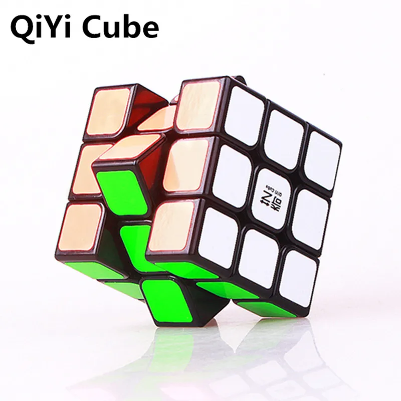 Волшебный кубик QIYI Sail W 3x3 кубики головоломки Черного Воина без наклеек