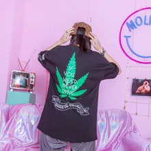 Новая уличная футболка в стиле хип-хоп с буквенным принтом