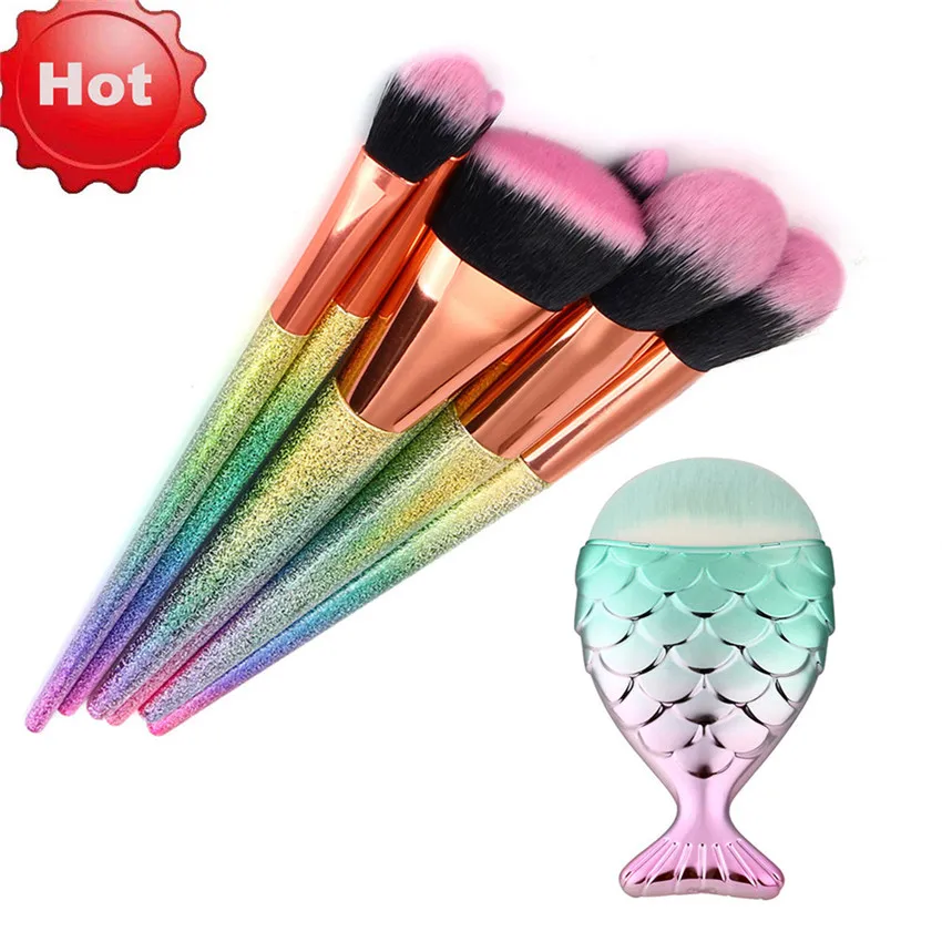 

7PCS Makeup Brushes Make Up Foundation Eyebrow Eyeshadow Eyeliner Blush Beauty Cosmetic Concealer Brushes