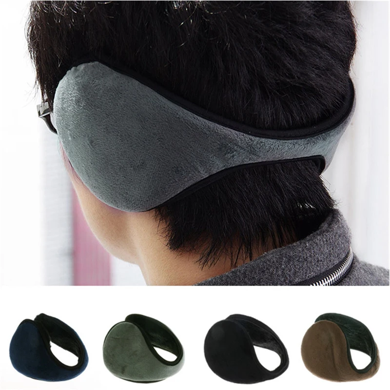 

Hot 2018 Winter Casual Warm Ear Muffs Ear Flaps Men Women Girls Flannel Fur Earmuffs Ear Warmer Cover Wrap Band orejeras mujer
