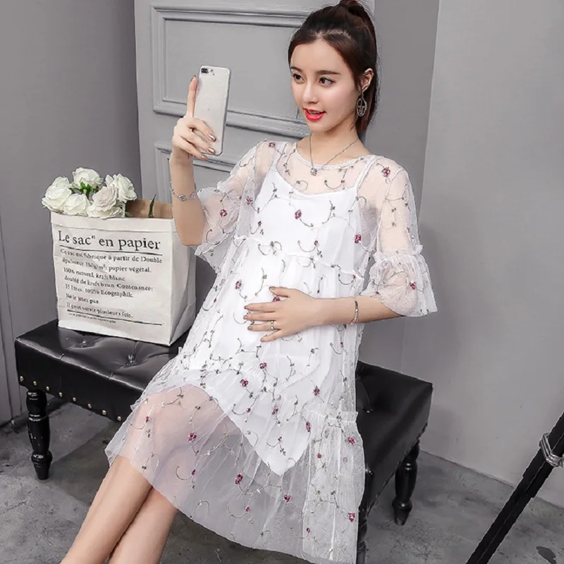 

New summer maternity clothing maternity dresses pregnancy women dresses high quality dress maternity summer clothing 1611