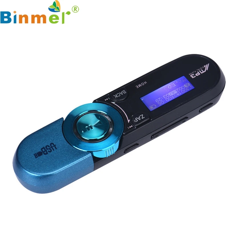 Binmer A18 USB lcd экран 16Гб поддержка флэш TF плеер MP3 музыка fm-радио