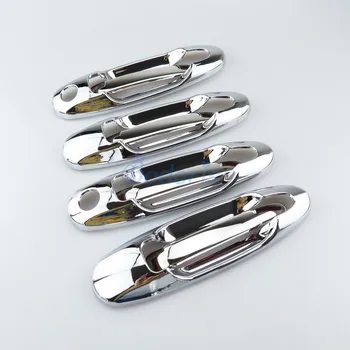 

8 pcs Door Handle Cover and Bowl Trim Chrome Car Styling For Toyota Land Cruiser 100 LC100 Lexus LX470 1998-2007 Accessories