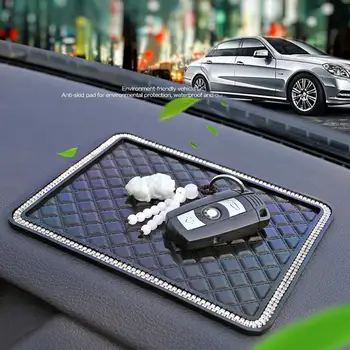 

New Car Anti Slip Mat Phone Decoration Anti-slip Car Instrument Panel Coin Sunglasses Gel Pad Anti Slip Sticky Pad