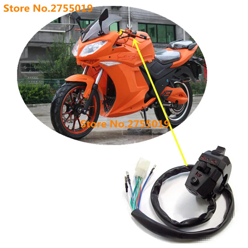New Motorcycle Crossbike Headlight Switch Brake Lever Steering SWITCH