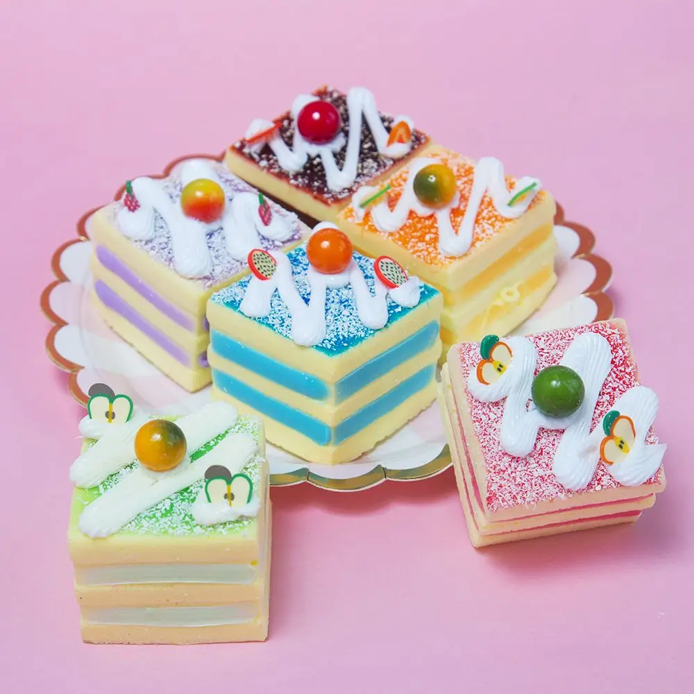 

Simulation Cake Artificial Fake Food Children Kitchen Toys Pretend Play Dessert Model for Kids Kitchen Decoration Photo Props