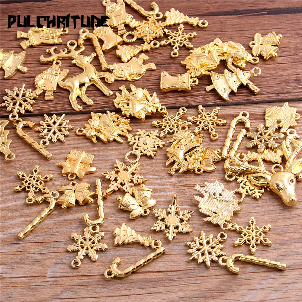 20Pcs Mixed Two Color Christmas Boot Snowman Boot Snowflake Charms Pendants Jewelry Making Accessor|Charms| - AliExpress