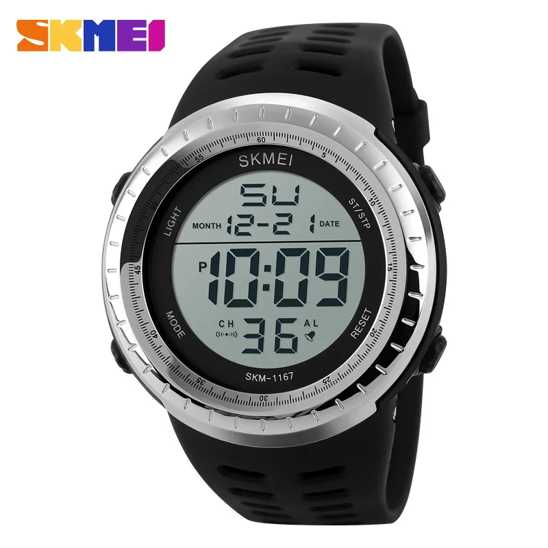Billige SKMEI Herren Sport Uhren Luxus Armee Im Freien Wasserdichte Digitale Uhr Military Casual Männer Armbanduhren Relogio Masculino 1167