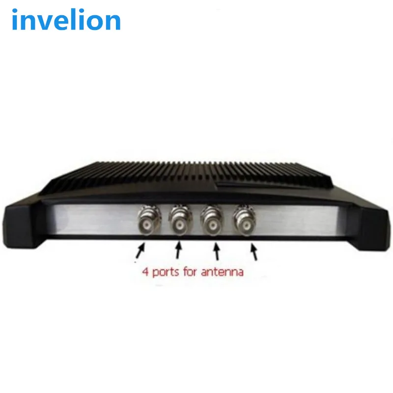 

4ports TCP/IP RJ45/Ethernet passive UHF rfid reader Free English SDK C# language compatible with 8-12dbi uhf rfid antenna
