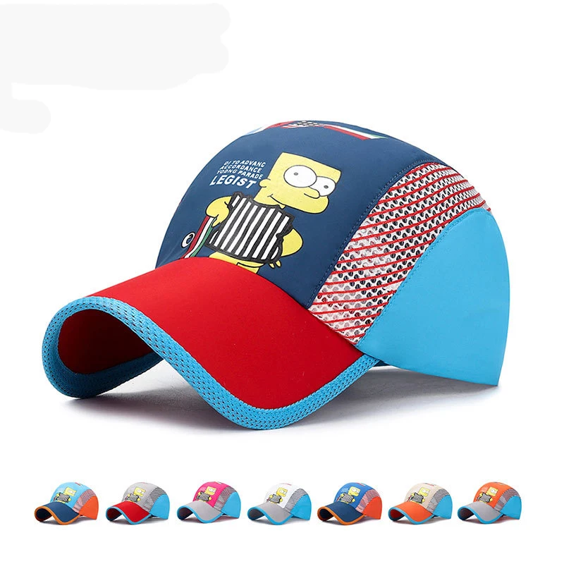 

2019 New Children's Quick Dry Baseball Cap Men and Women Sunshade Sun Hat Summer Camp Travel Outdoor Sport Sunhat for Student