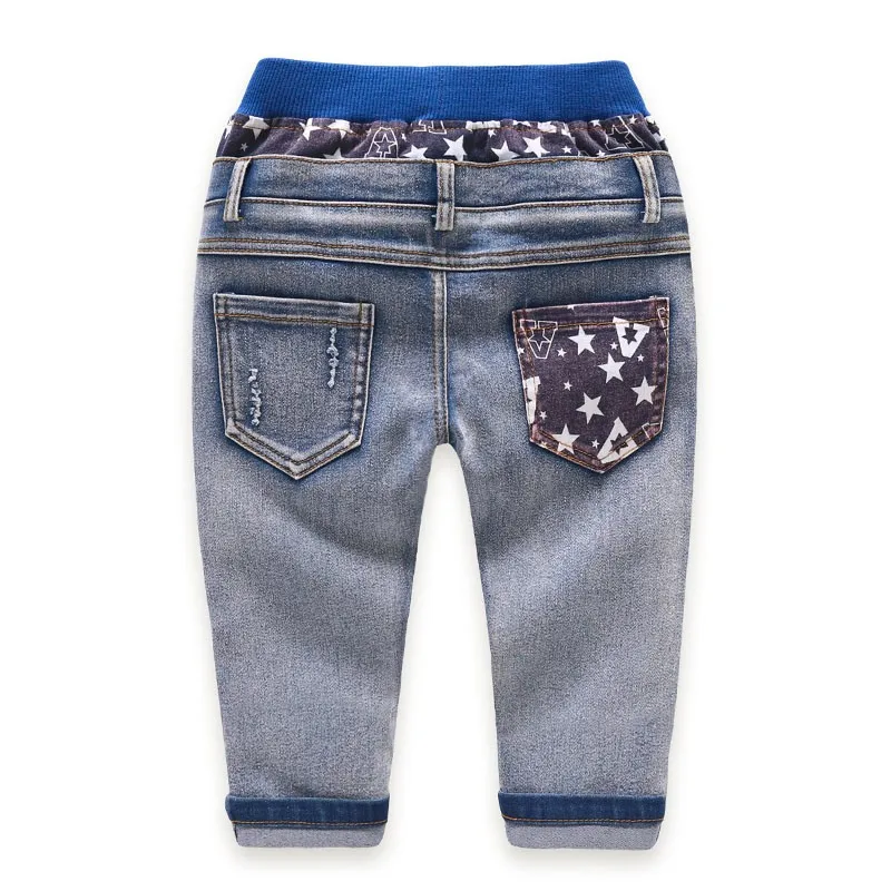 Kids Jeans Boys Girls Full Length Jeans Panty Panties Sring Autumn Cotton Fashion Casual Style Convenient Elastic Waist 2