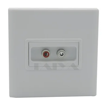 

2 RCA audio Wall Plate