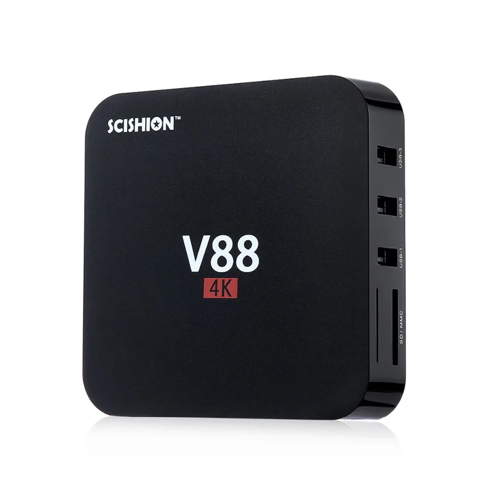 

SCISHION V88 TV BOX Smart Android 6.0 Rockchip 3229 TVBOX RC3229 1GB+8GB WIFI 4K 3D HD Smart TV BOX