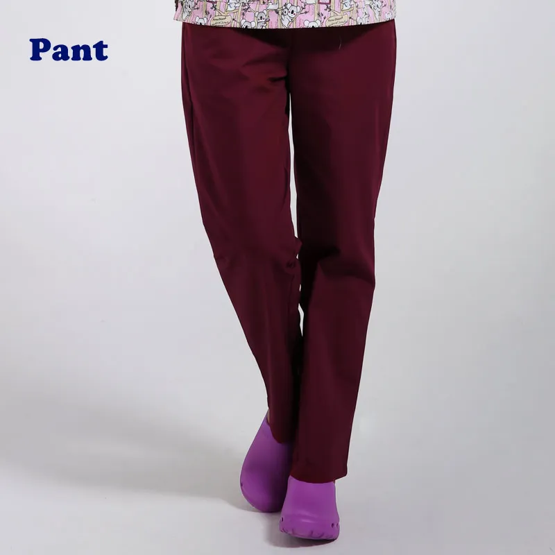 ANNO Work Trouser Doctor Nurse Uniform Bottoms Cotton More Pockets Dental Scrubs Pants SPA Nursing Scrub Pants medical scrubs