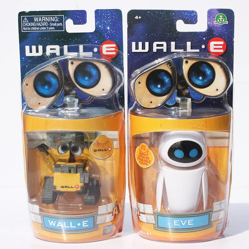 2 стиля на выбор, мультяшная настенная игрушка Walle Eve, фигурки, игрушки, настенные фигурки роботов, куклы, розничная