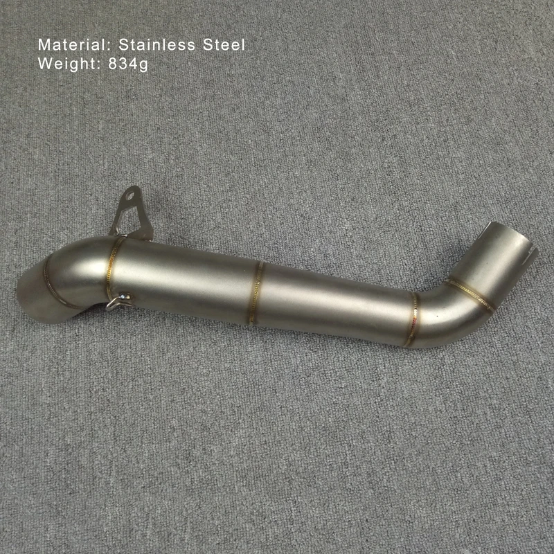 Motorcycle 61mm Exhaust Muffler Middle Link Pipe Connection for HONDA CBR1000RR 2008-2016 Slip-On Stainless Steel Titanium Alloy (5)