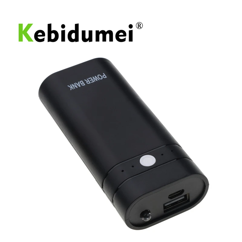 

Kebidumei Mini 18650 Battery Charger Power Bank 2 In 1 DIY Flashlight Box Shell Case Kit For Xiaomi Iphone Smart Phone Charging