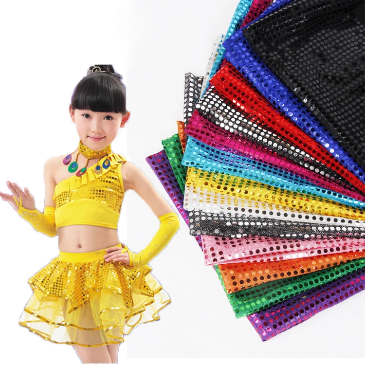 

12 Colors 3m/lot 1 Meter width Sequined Cloth Curtain Fabric Decorative Material Fabrics Shiny Dance Performance Textile
