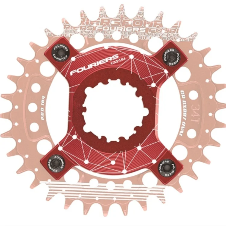 

Fouriers ADP-GXP104 CNC bicycle chain spider adapter ring for p.c.d 104 chains XX1 X0 X9 gxp cranks come with screws bike parts