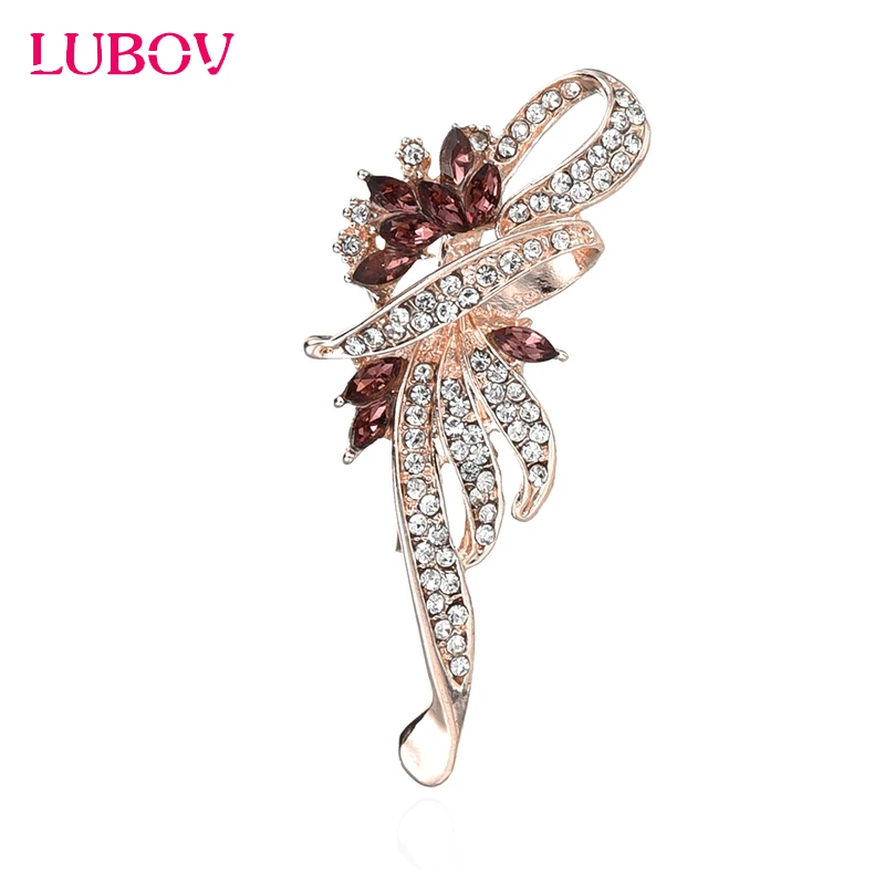 

Luxury Gold Color Zinc Plated Metal Bowknot Design Women Brooch Pin Vintage Stament Scarf Pin for Wedding Costume Jewelry 2018