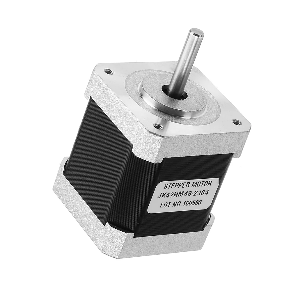 

NEMA17 2 Phase 48mm 42 Hybrid Stepper Motor 0.9 Degree 4.8kg.cm 2.4A Step Motor for 3D Printers Packaging Machinery