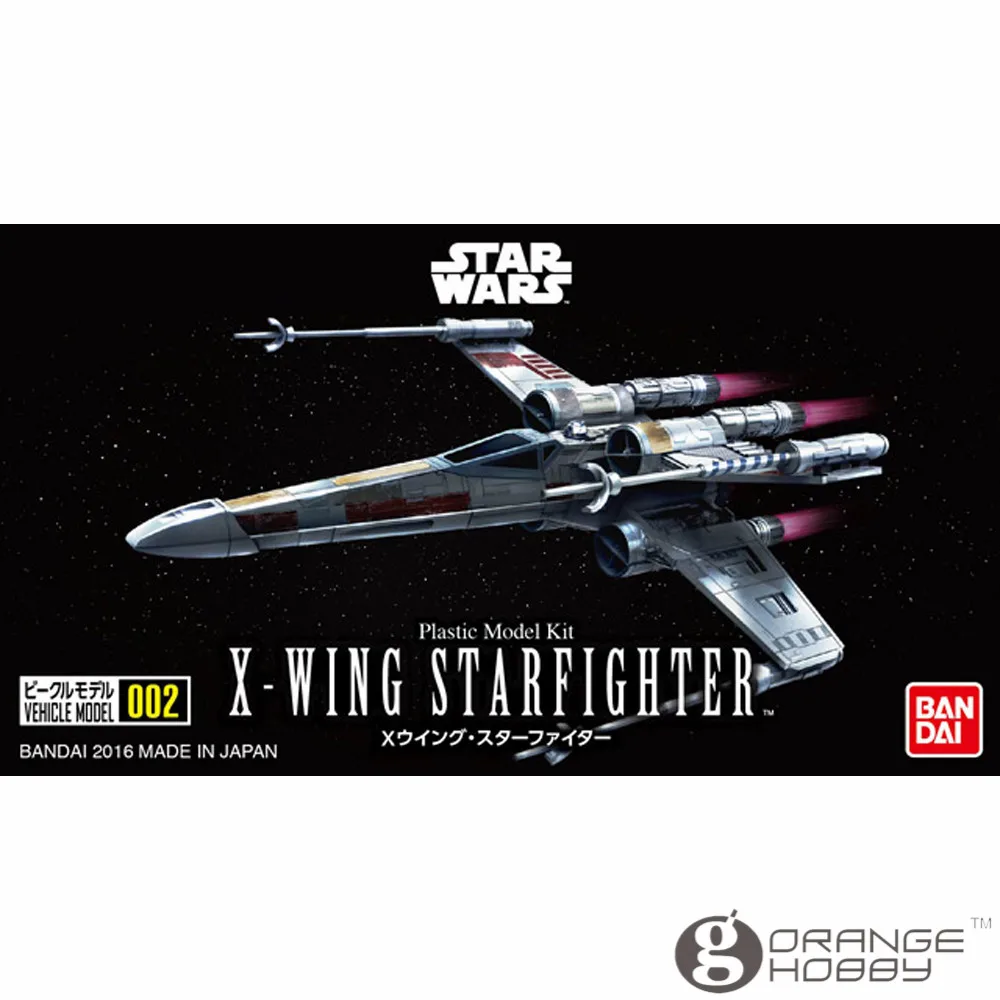 OHS Bandai Star War véhicule modèle 002 x-wing Starfighter assemblage Kits de modèles en plastique oh