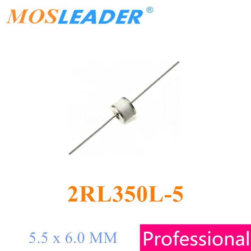 

Mosleader 2RL350L-5 5.5x6MM 100PCS 2RL350L 2R350 350V 2RM350L-5 Made in China