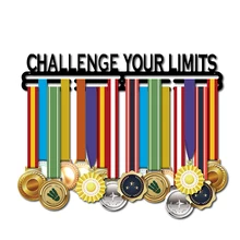 Бросьте вызов своим ограничениям вешалка для спортивных медалей медаль подставка-держатель для товаров бег медаль стойки