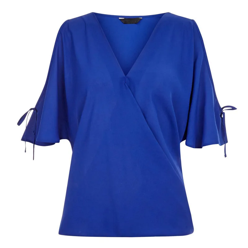 Женские блузки летняя шифоновая блузка с открытыми плечами Blusa Feminina топы модная