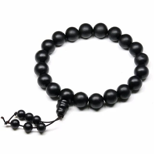 100 Natural Black Bian Stone Health Energy Bracelet For Men 100 Natural Black Bian Stone Health Energy Bracelet For Men 10mm Beaded