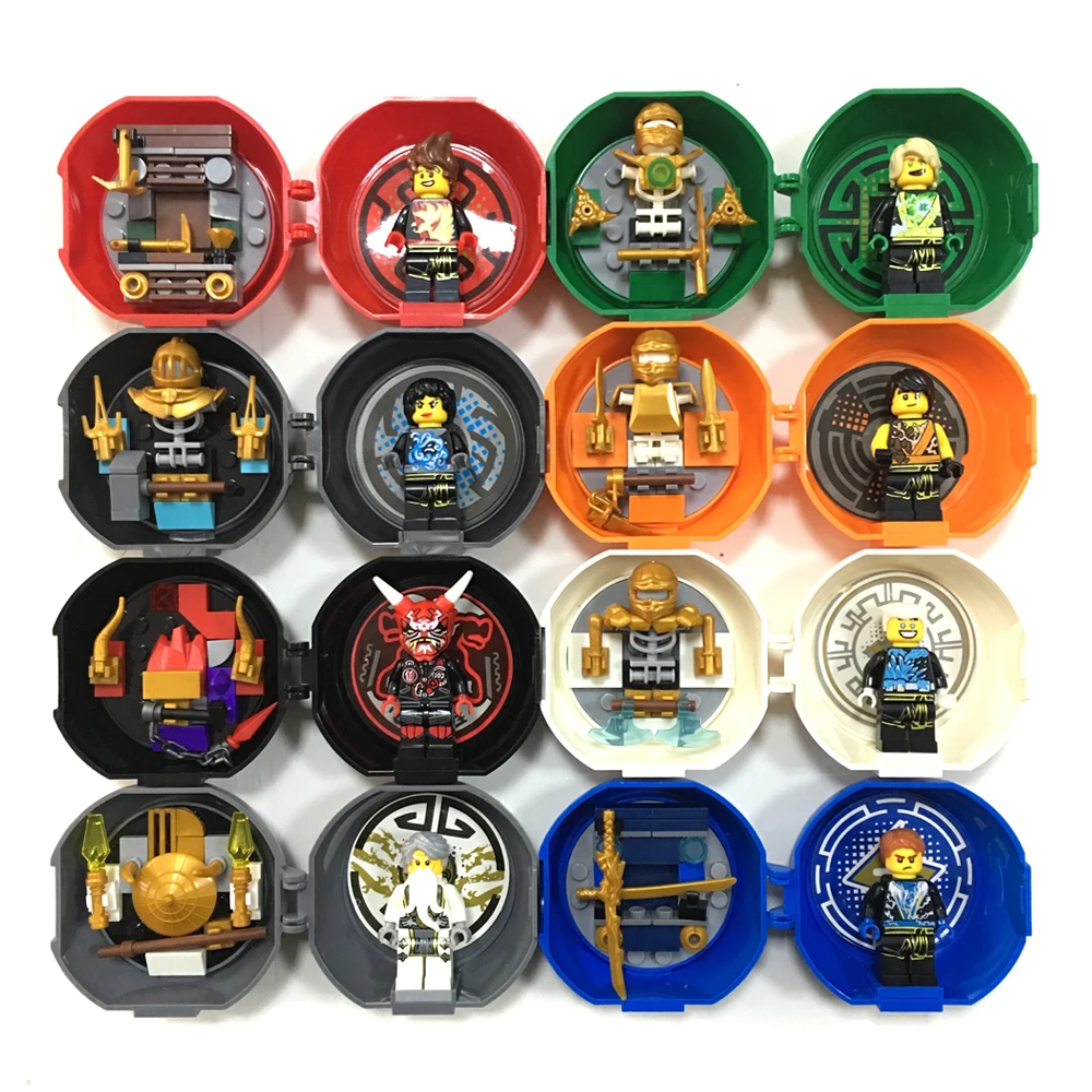 

8Pcs/set Kendo KAI JAY COLE ZANE Lloyd Master Wu Building Blocks Toys Compitable LegoINGLe NinjagoING