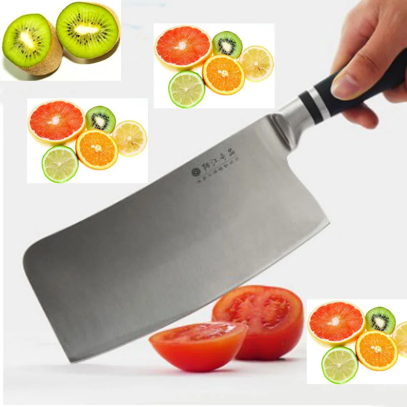 Free Shipping High Quality LDZ Sharp Chef Knife Full Stainless Steel Cutting Meat Fruit