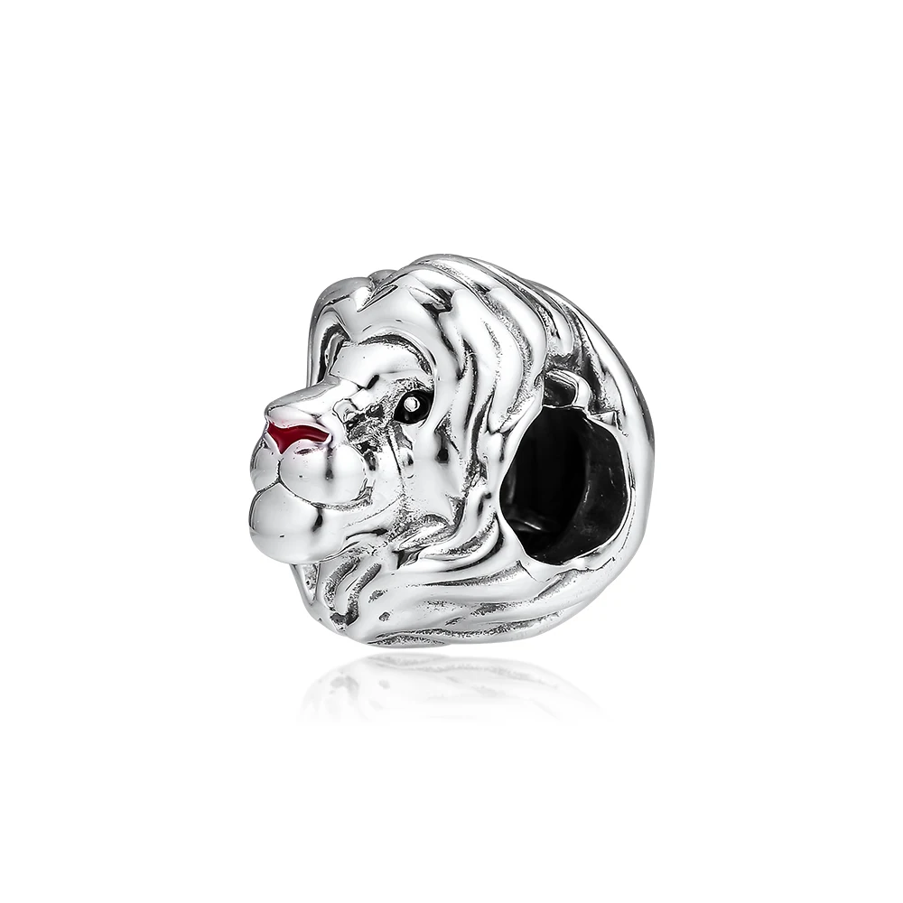 CKK Fit Pandora Браслеты лев Король Simba Подвески стерлингового серебра 925 оригинальные бусины для изготовления ювелирных изделий Шарм Joyas kralen