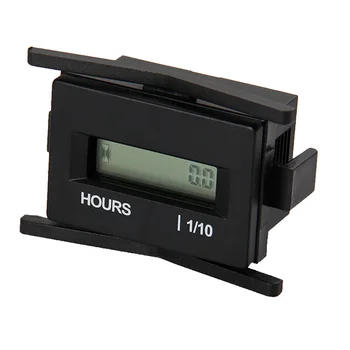 

Free shipping RL-HM010A Digital LCD Hour Meter DC 4.5-60V for motocross ATV dirt bike diesel gasoline log splitter cutter Truck