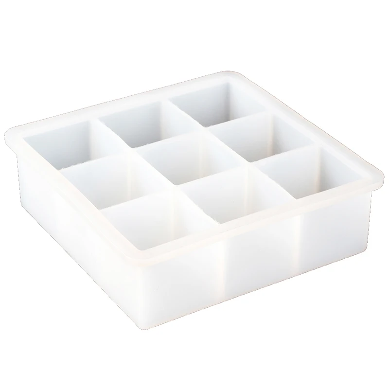 Nicole Silicone Soap Mold Square 9cavity Loaf Ice Cube Tray Making Tools Soap Molds AliExpress