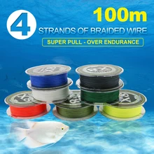 Радость на все сезоны. Серия 100 м 330 ярдов PE плетеная леска 4 стойки 8LB 10LB 20LB 60LB многонитевая рыболовная леска