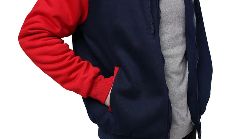 men patchwork Sweatshirts 5XL warm fleece parkas hooded hoodies thick large size plus big 8XL 9XL 10XL winter Sweatshirt outwear