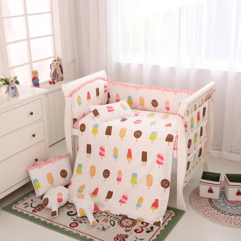 cream crib bedding