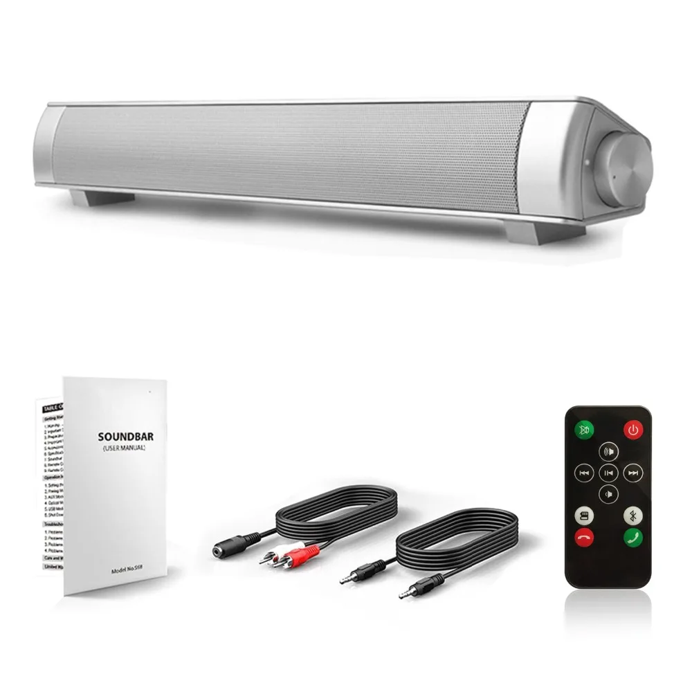 Wireless Bluetooth Speaker Super Bass Stereo Loud Speaker Long Standby Soundbar Speaaker for Phone TV Wireless Bluetooth Speaker Super Bass Stereo Loud Speaker Long Standby Soundbar Speaaker for Phone TV