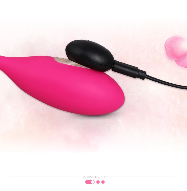  Vibrador de Control remoto inalámbrico de diversión vibrador de silicona Bullet Egg vibrador USB re