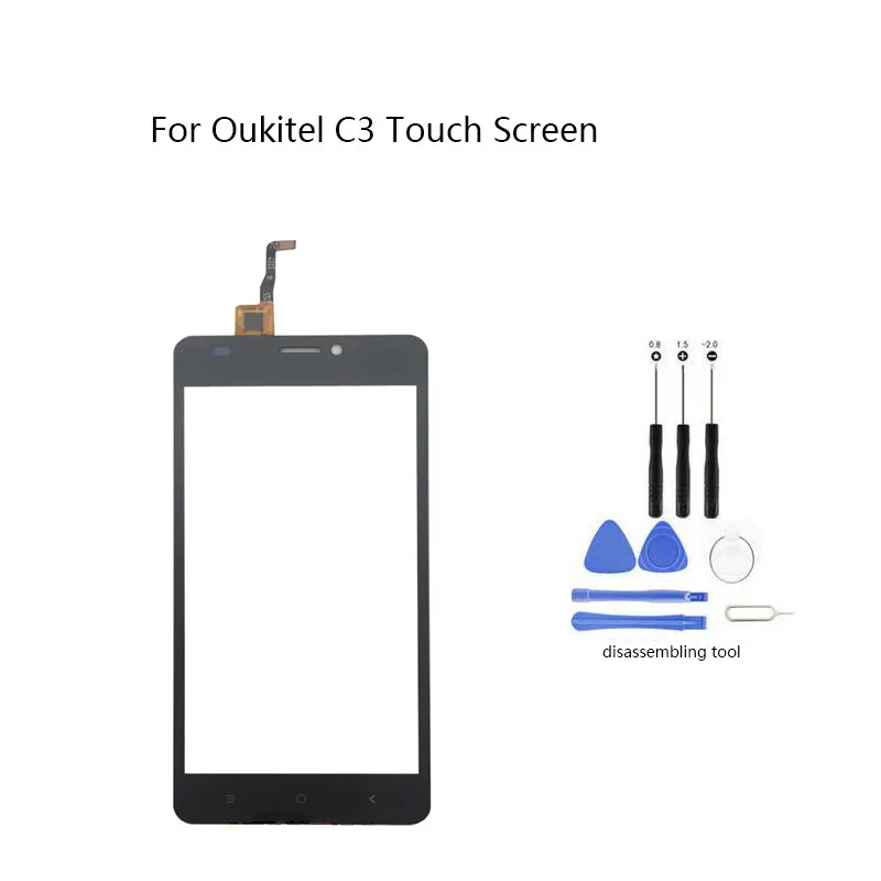5 0 дюймов для Oukitel C3 сенсорный экран дигитайзер стекло оригинальные запасные