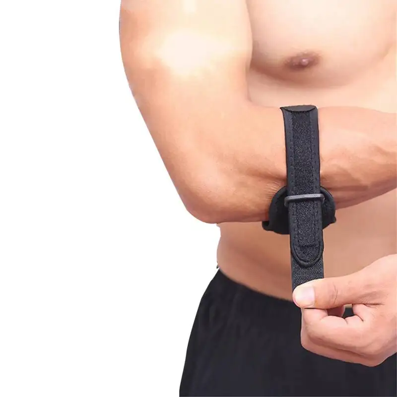1 PCS اللياقة البدنية الكوع تنس الريشة العضلات واقية مضغوطة قابل للتعديل الرجال النساء الرياضة السلامة