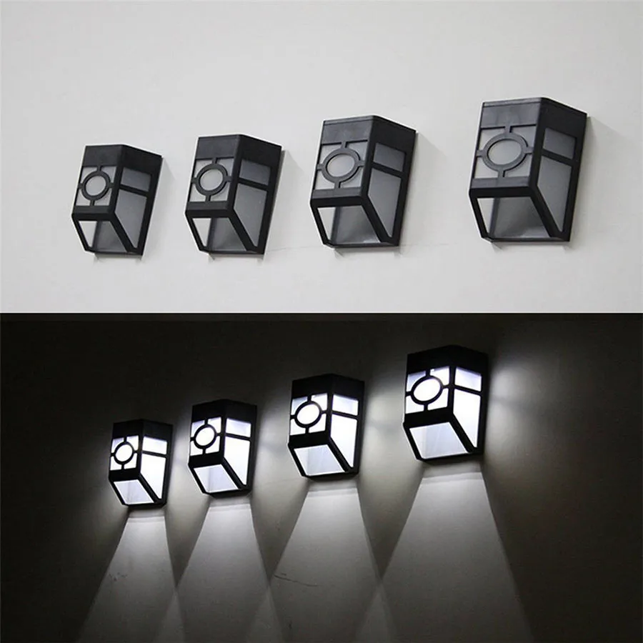 LED Solar Power Garden Wall Light Retro Solar Outdoor Lamp Waterproof Yard Path Street Landscape Decor Lighting Auto Turn On Off (12)