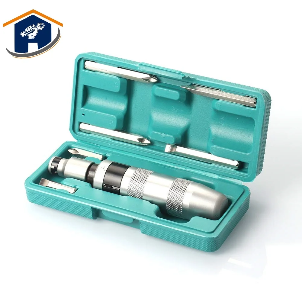 

HS Tools 7PCS Impact Screwdriver Set CRV Handle Heavy Duty Hand Impact Drive Chisel Bits Automotive Repair Tool