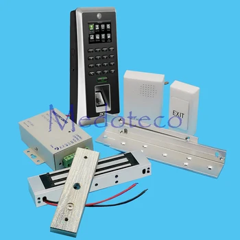 

DIY Full Fingerprint Door Access Control System Kit Camera liveID Fingerprint Access Controller +Magnetic Lock + ZL Bracket