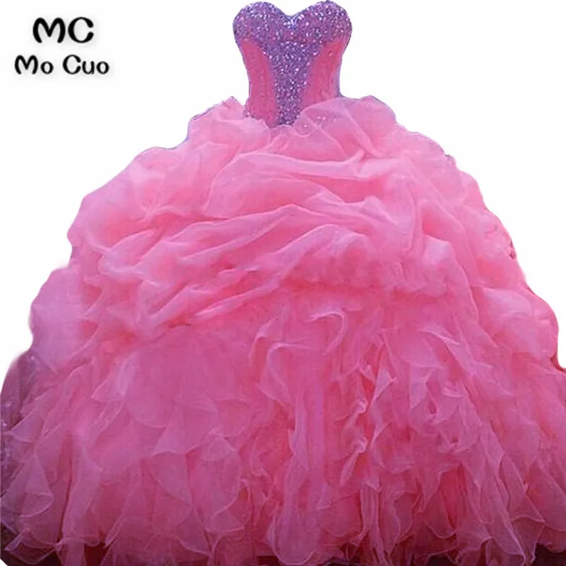 Siaoryne Ball Gown Quinceanera Dresses Organza Sweetheart Beading Prom Dresses Sweet 16 dresses 22