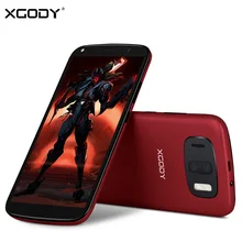 En stock nuevo xgody 3G desbloquear smartphone 6 pulgadas 18:9 IPS Android 6.0 Quad Core 1g Ram 8G ROM Cara ID teléfono móvil 2780 mAh 13.0mp