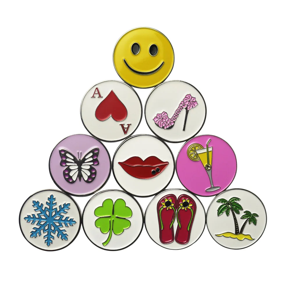 PINMEI Наборы маркеров для мяча гольфа|golf ball marker|ball markergolf divot tool |